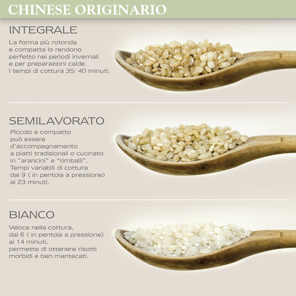 Riso biologico CHINESE ORIGINARIO Integrale