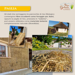 Balle de paille de riz